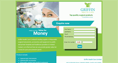 Desktop Screenshot of griffinhealthcare.com